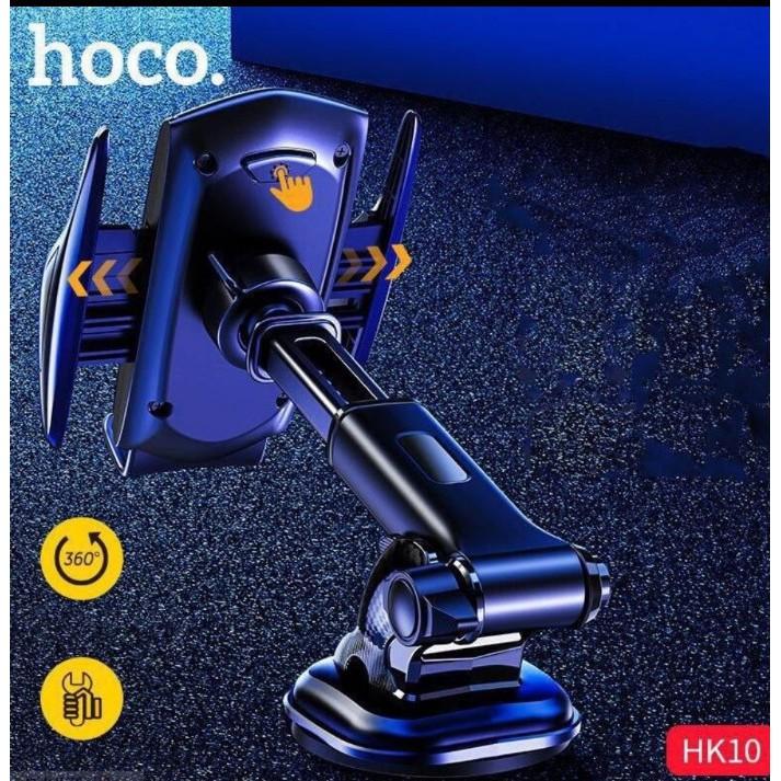 Giữ Điện Thoại (Giá Đỡ Điện Thoại) Trên Xe Hơi Hoco HK10 (Kiểu dáng đẹp không tỳ vết) - Hàng Chính Hãng