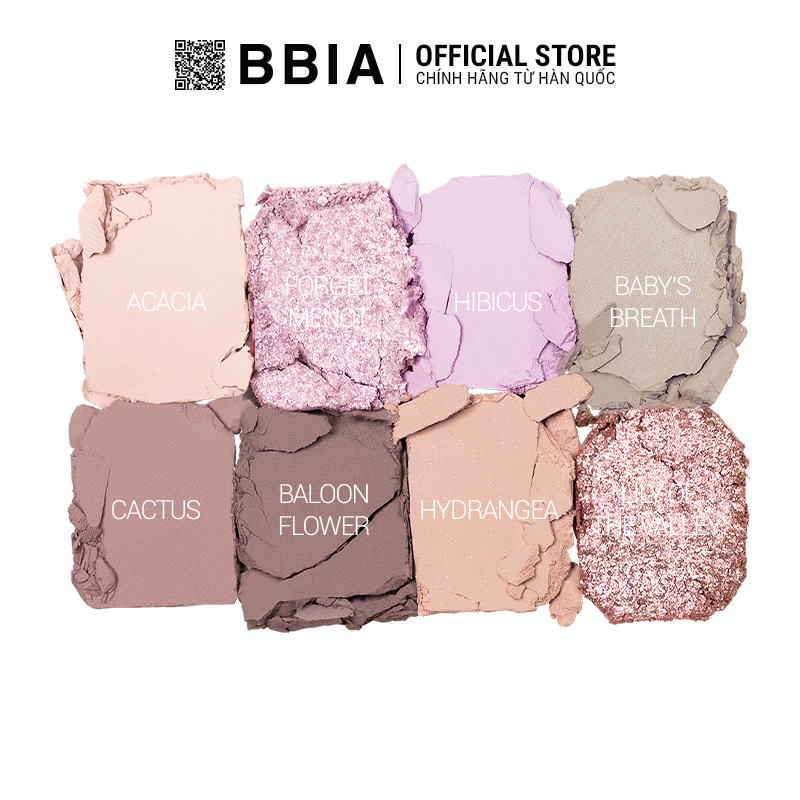 [CHỌN MÀU] Bảng phấn mắt Bbia Final Shadow Palette Version 3 – Love Series (2 màu) 11g