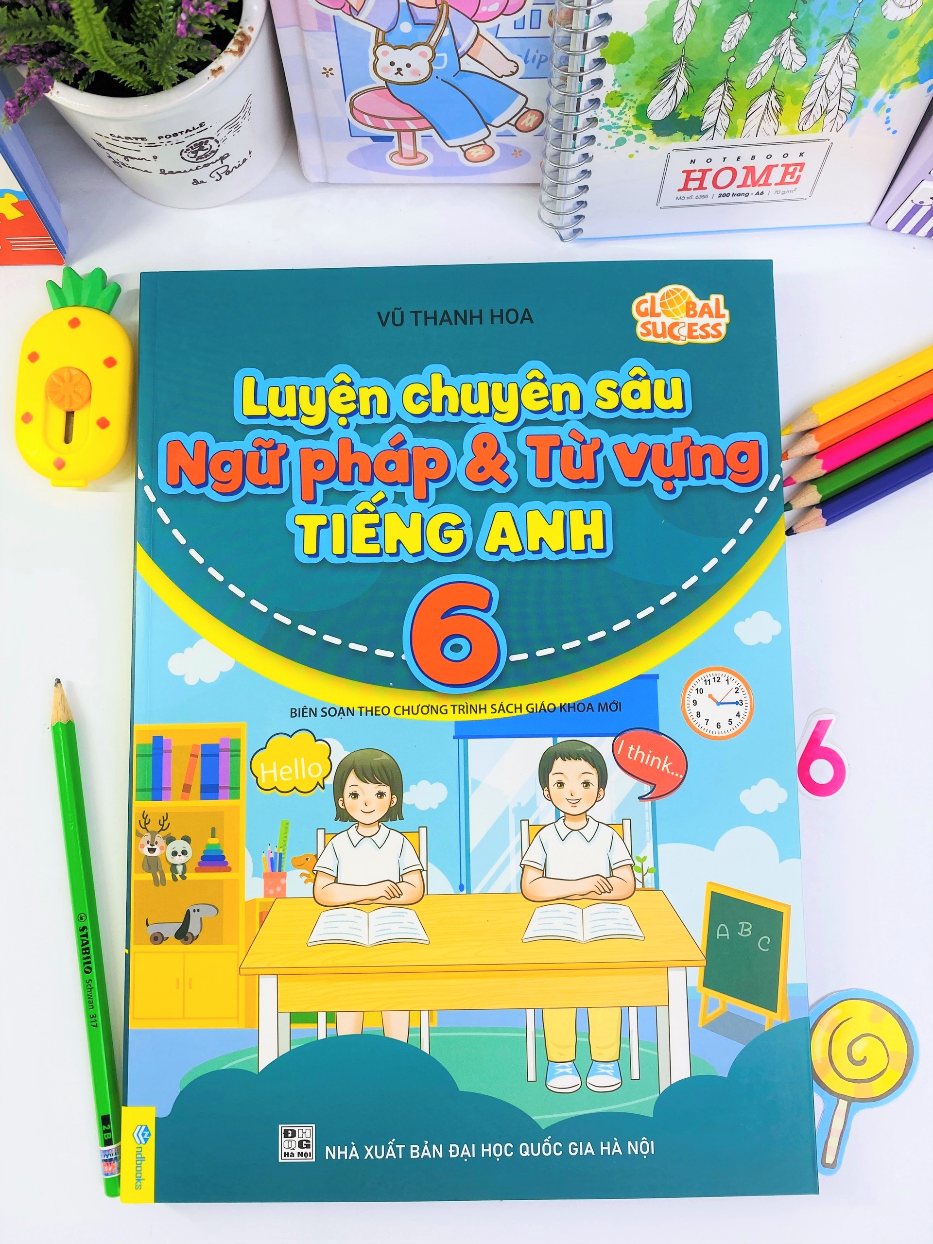 Sách - Luyện Chuyên Sâu Ngữ Pháp Và Từ Vựng Tiếng Anh 6 - Biên soạn theo chương trình SGK mới Global Success - ndbooks