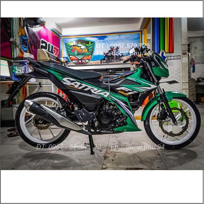 Tem Rời Satria xanh