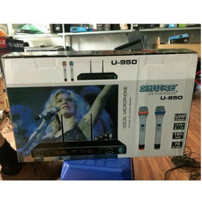 Micro Shure U950 chống dú + nâng tiếng tốt