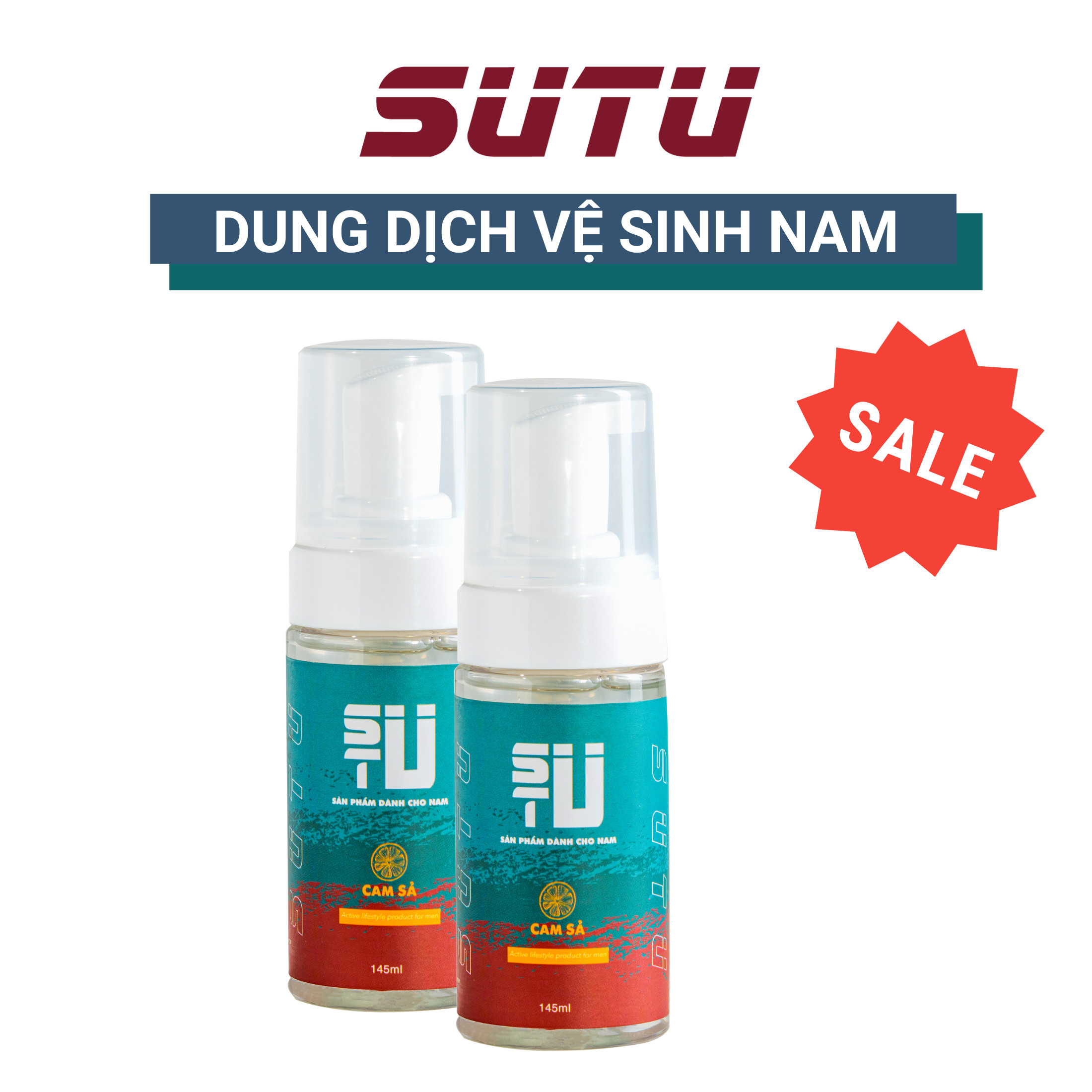 Dung Dịch Vệ Sinh Nam SuTu Hương Cam Sả 145ml