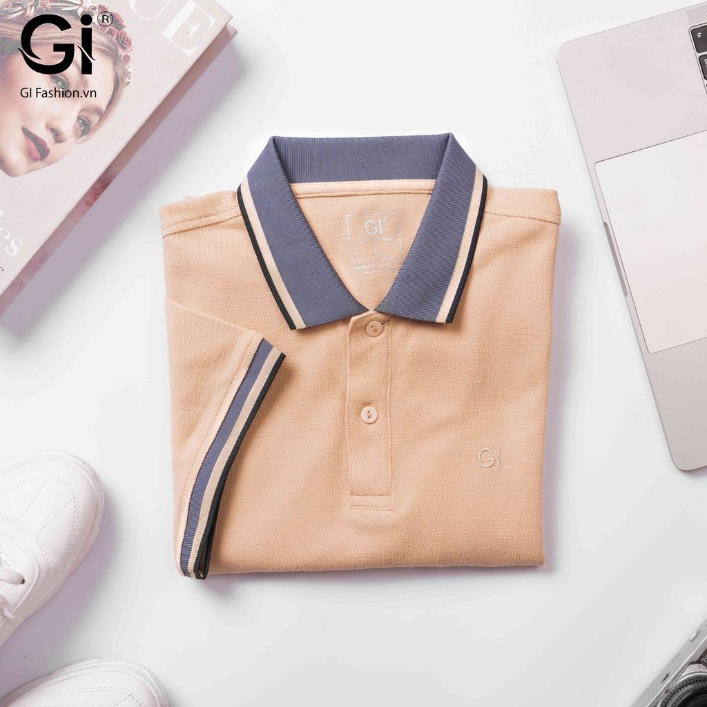 Áo Polo nam màu vàng bò, chất liệu cotton co giãn thấm 4 chiều hút mồ hôi (MPC30305