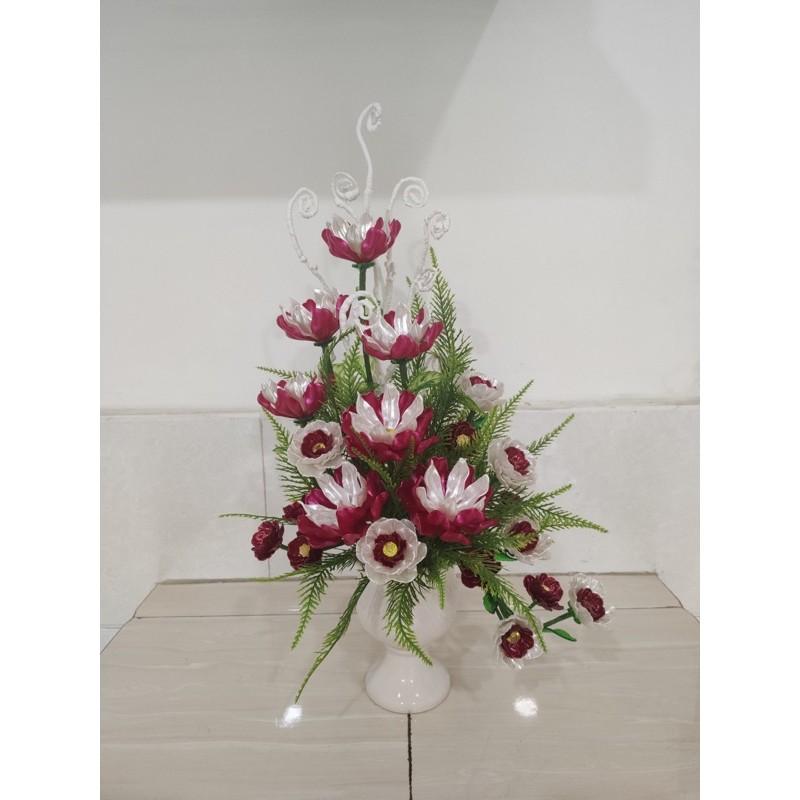Hoa cắm tự nhiên cao 45cm ngang 25cm