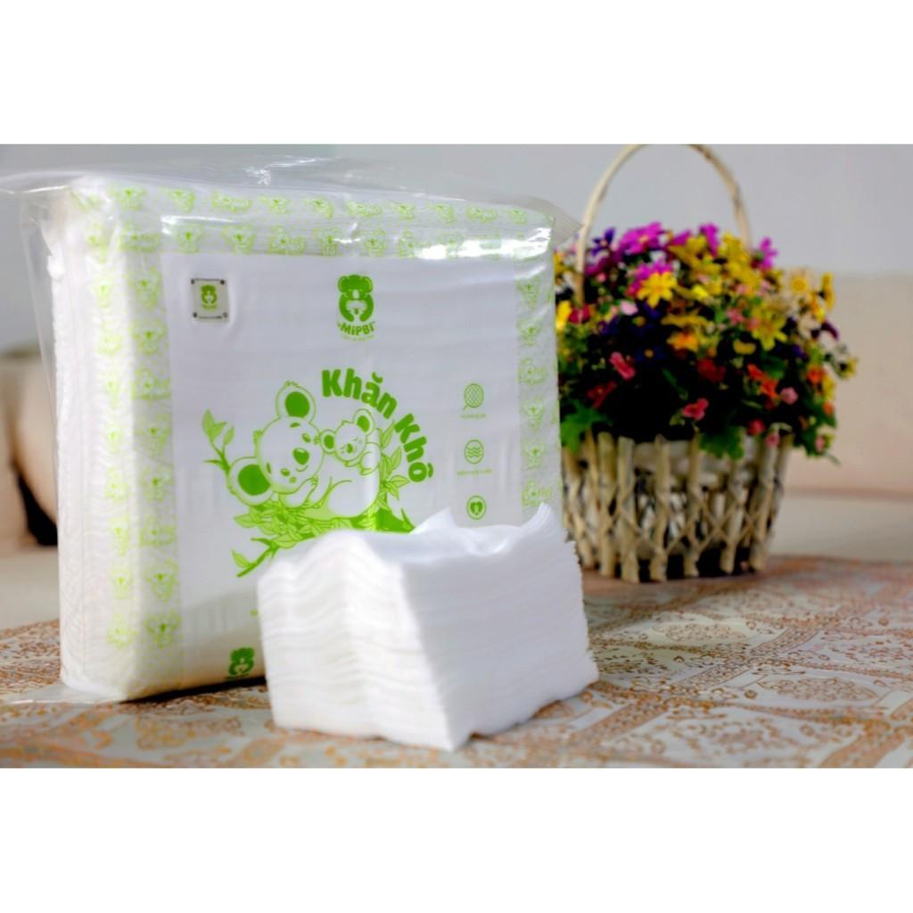 Khăn vải khô đa năng cao cấp Mipbi bịch 600G/900G