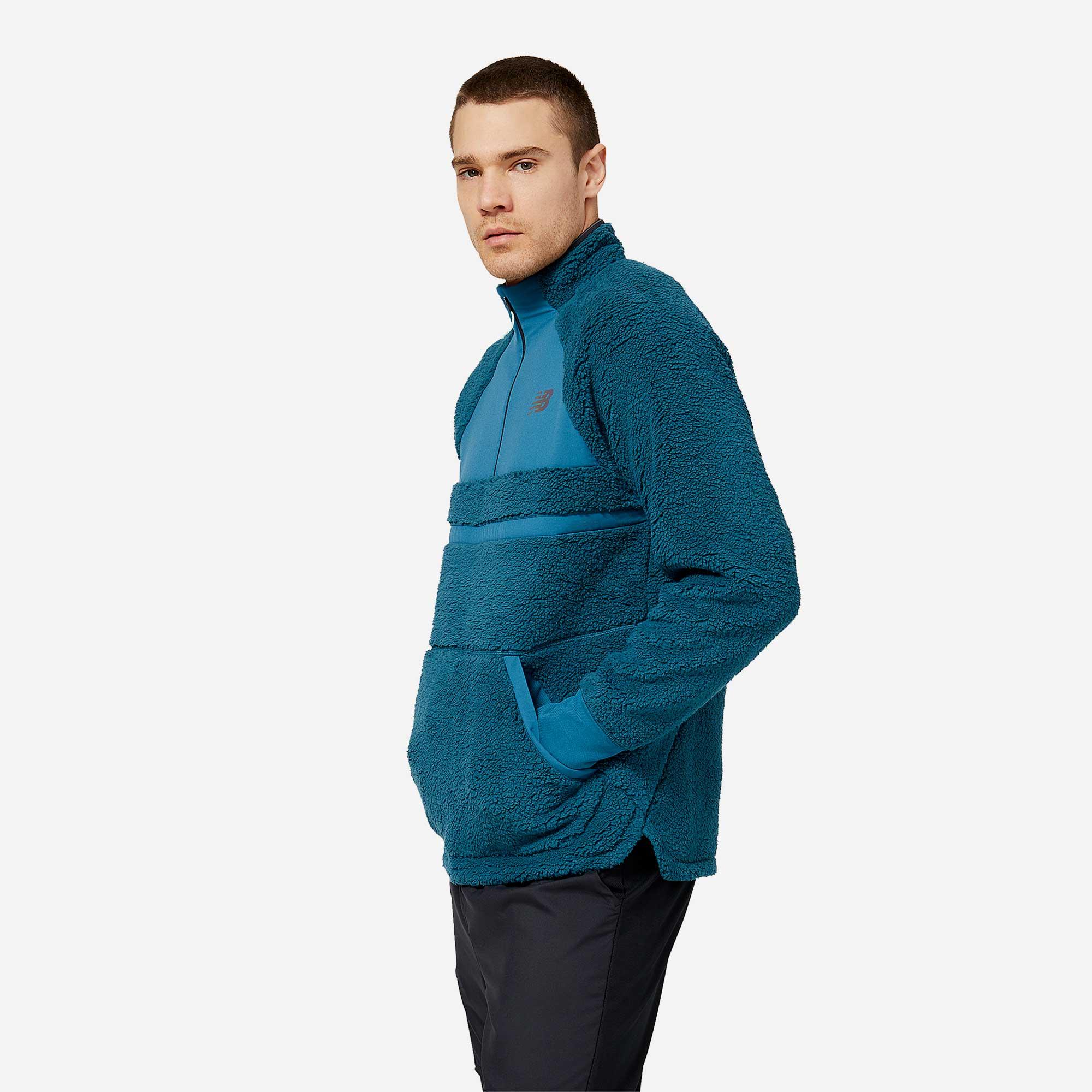 Áo thun tay dài thể thao nam New Balance APP RUNNING LONG SLEEVES T-SHIRT M DARKMOON - MT23285DMS