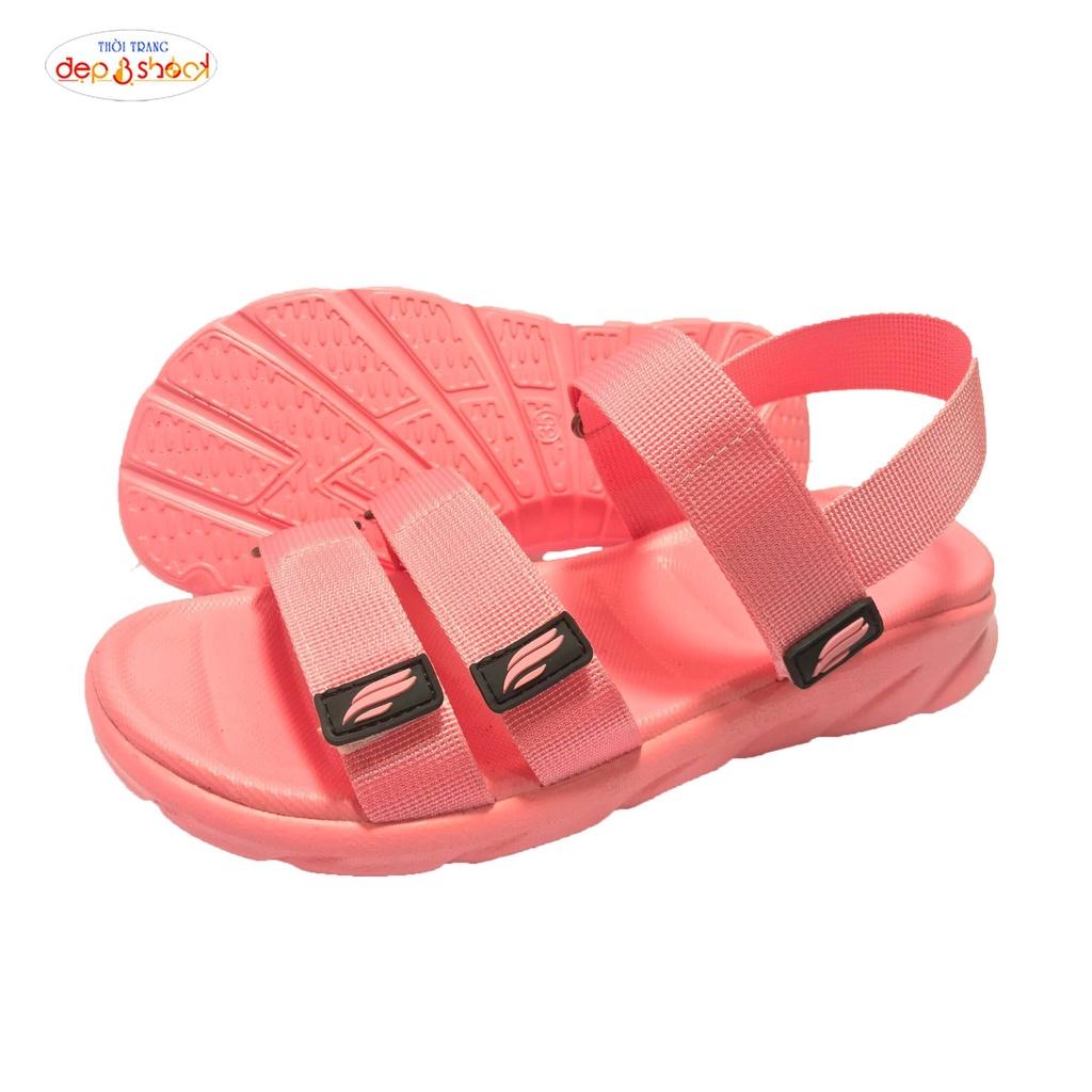 Giày Sandal Nữ,Sandal Học Sinh 3 Quai Ngang Trẻ Trung thời trang chính hãng Depvashock MS 781