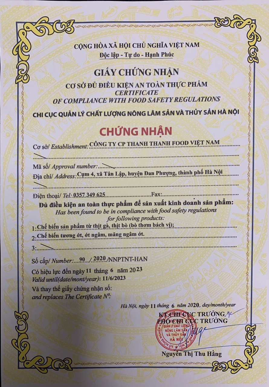 Gà ủ muối nguyên con Thanh Thanh Food