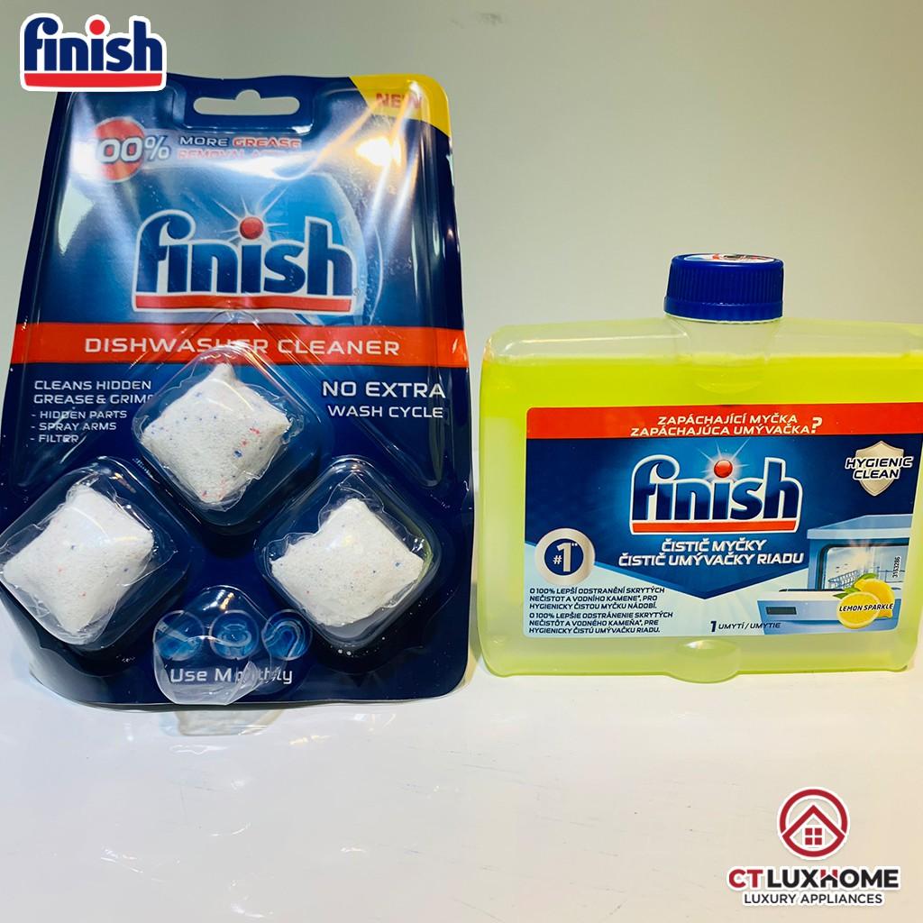 Viên vệ sinh máy rửa bát - Dung dịch vệ sinh máy rửa bát Finish