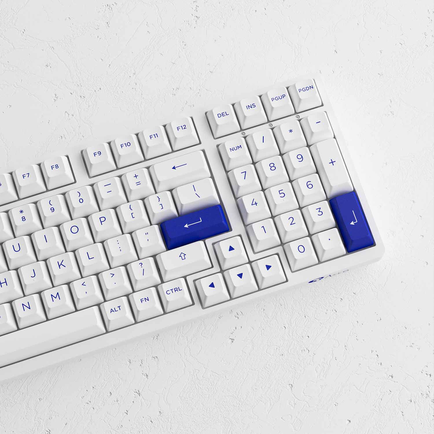 Bàn phím cơ AKKO 3098N Multi-modes Blue On White