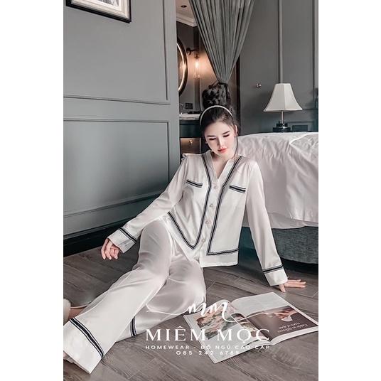 BỘ PIJAMA CỔ V QUẢNG CHÂU CAO CẤP