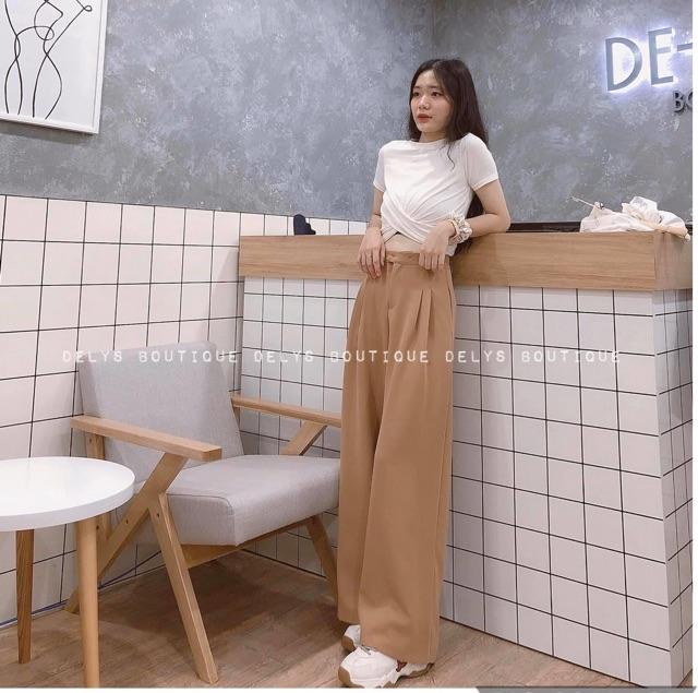 QUẦN ỐNG RỘNG DÁNG DÀI 100cm PHONG CÁCH HÀN QUỐC CÁ TÍNH TRẺ TRUNG 935