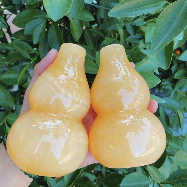 Hồ Lô Đá Ngọc Hoàng Long - Cao 16cm