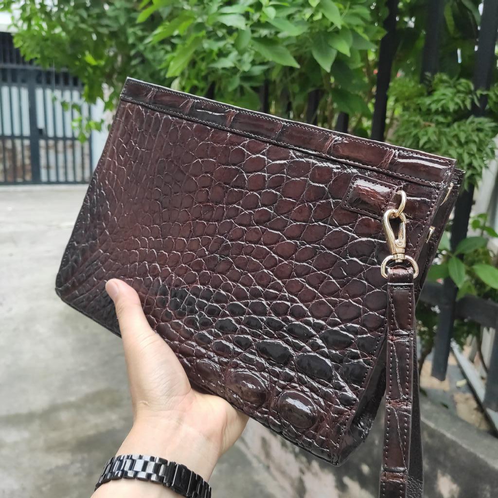 Kẹp nách Da Bụng Cá Sấu đẹp nhẹ nhàng