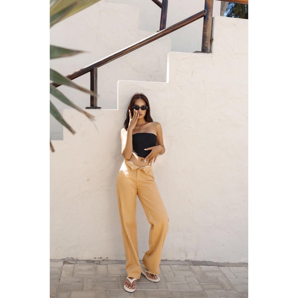 TATICHU - Quần jean ống suông - Coloured Aesthtic Long Jeans
