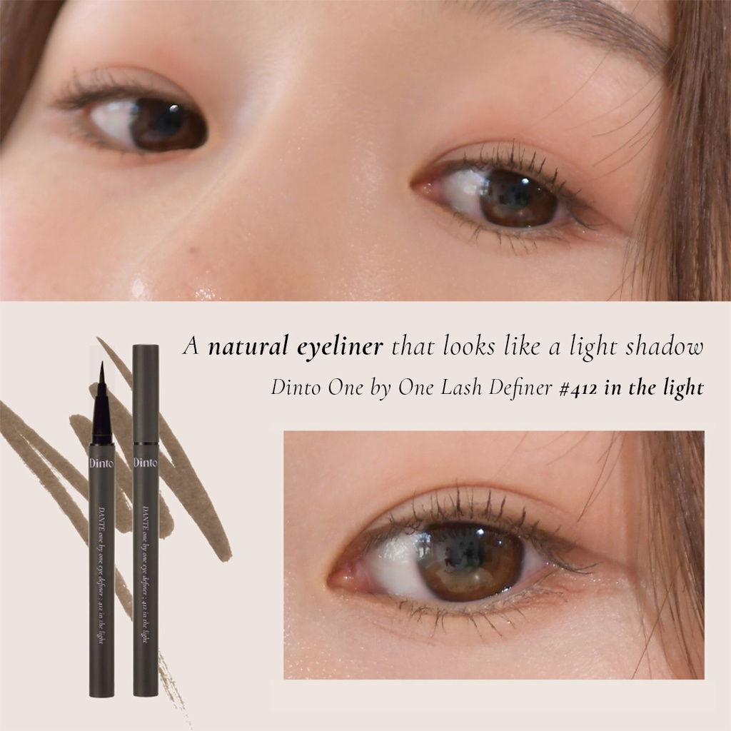 Bút Kẻ Mắt Chống Nước DINTO Dante One By One Eye Definer 2 màu