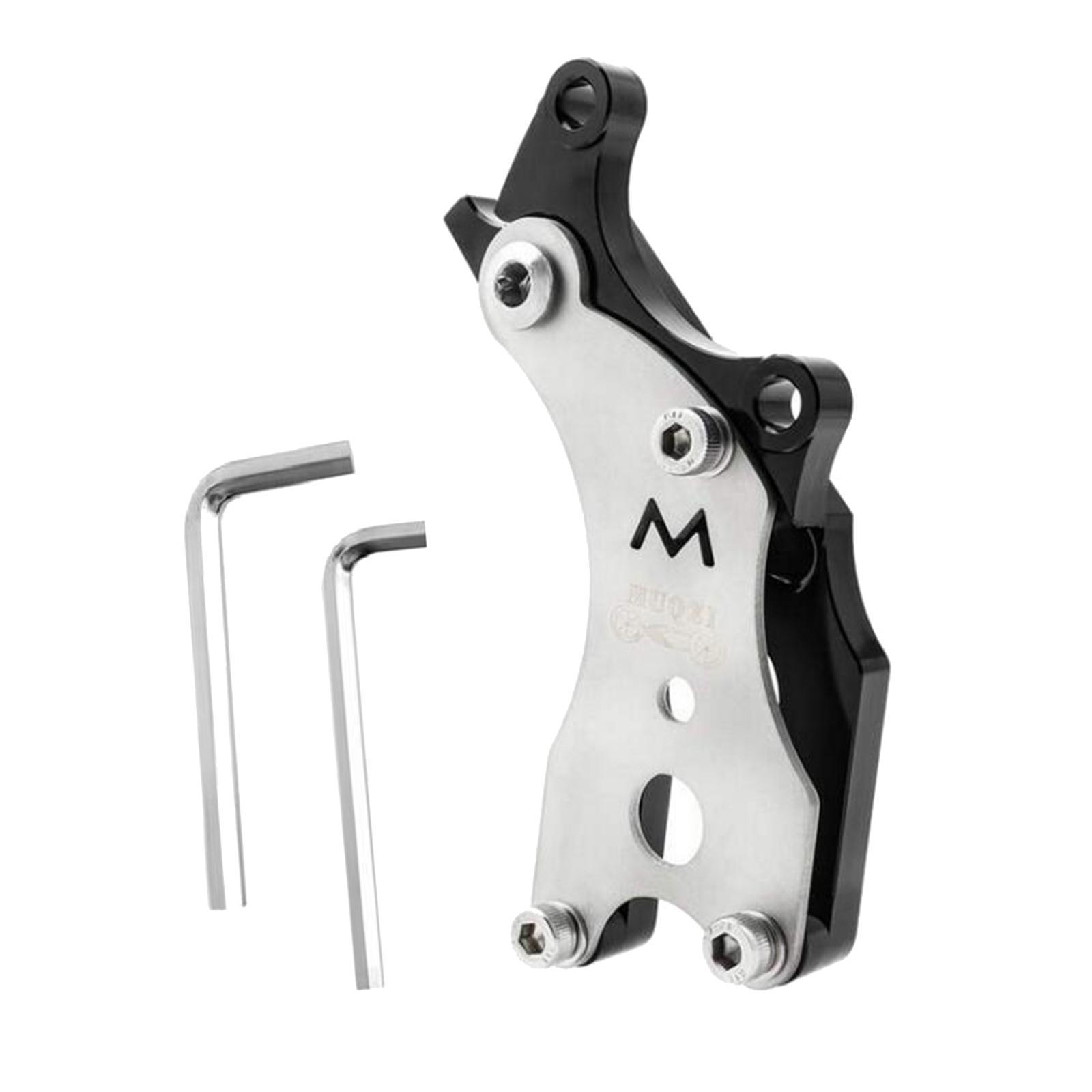 Bike Disc Brake Adapter Bracket Modification Holder Parts Road black