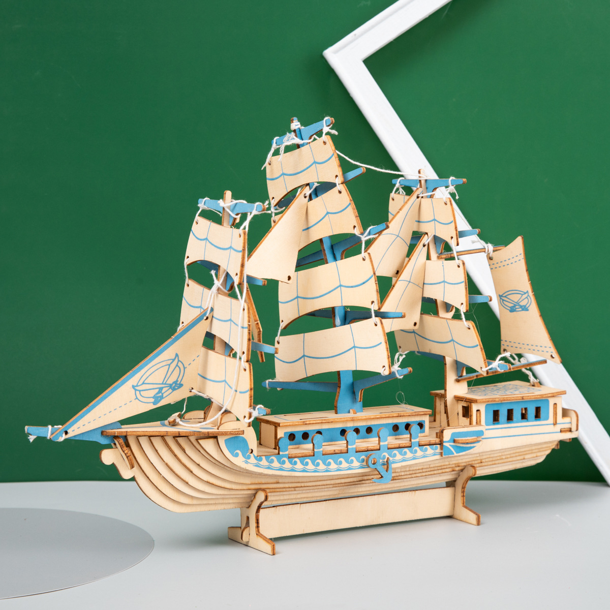 Mô Hình Gỗ 3D Tự Lắp ráp DIY Mô Hình Tàu Thuyền Quà Tặng Cho Bé
