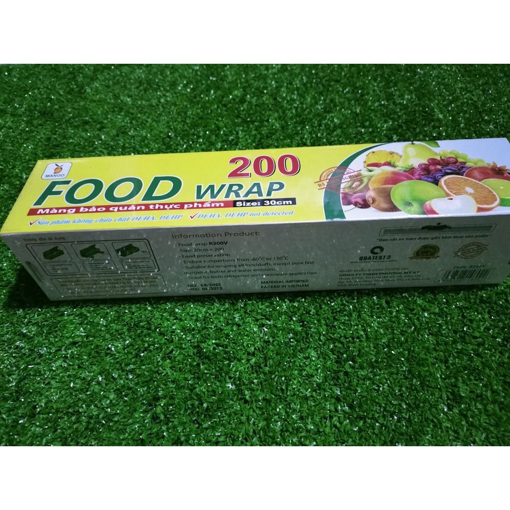 màng bọc thực phẩm MANGO200 vàng=200m