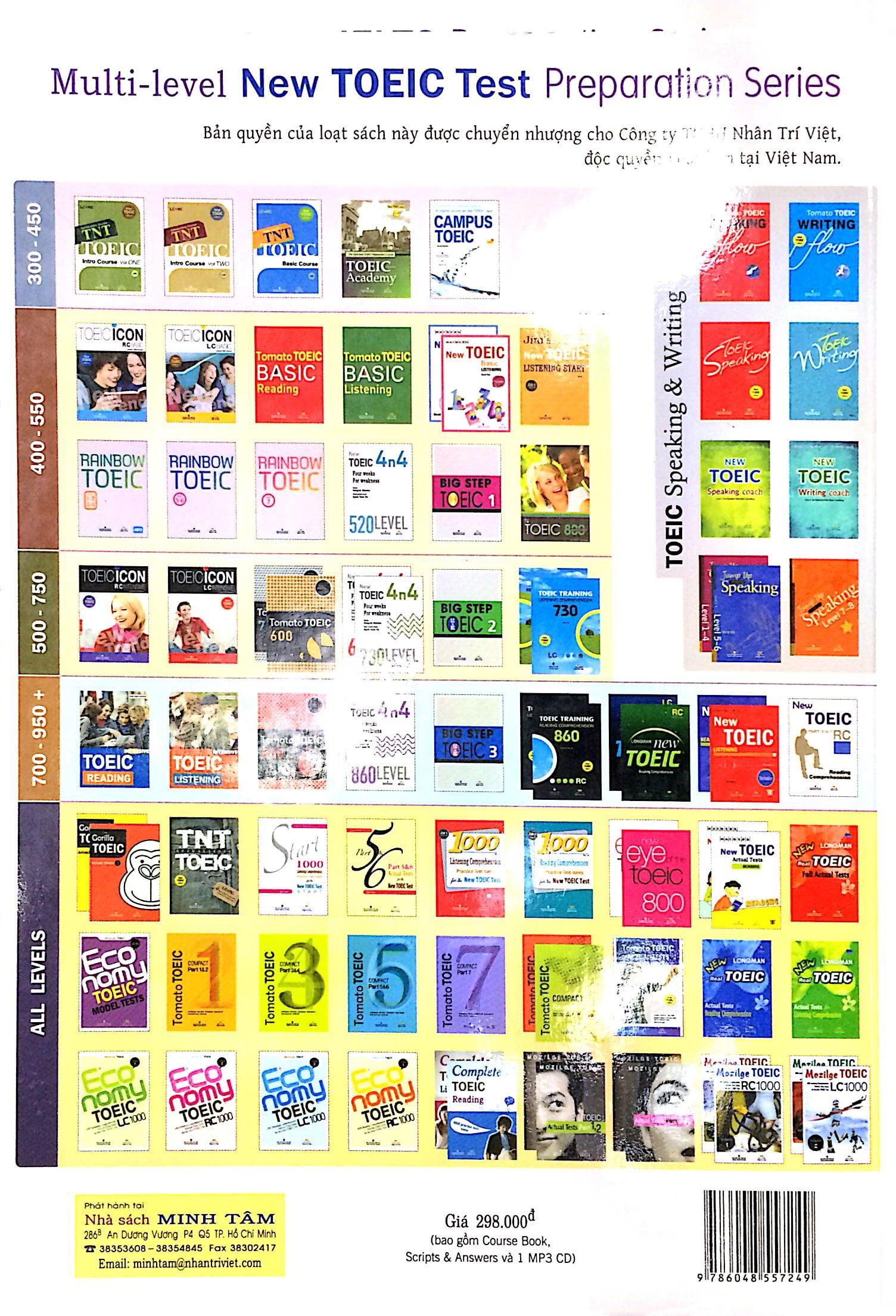 Sách TOEIC Training Listening Comprehension 860 - ảnh 3