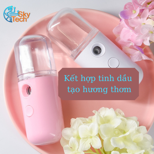 Máy phun sương tạo độ ẩm mini cầm tay mang đi tiện lợi- hình linh vật cute (chọn ngẫu nhiên)