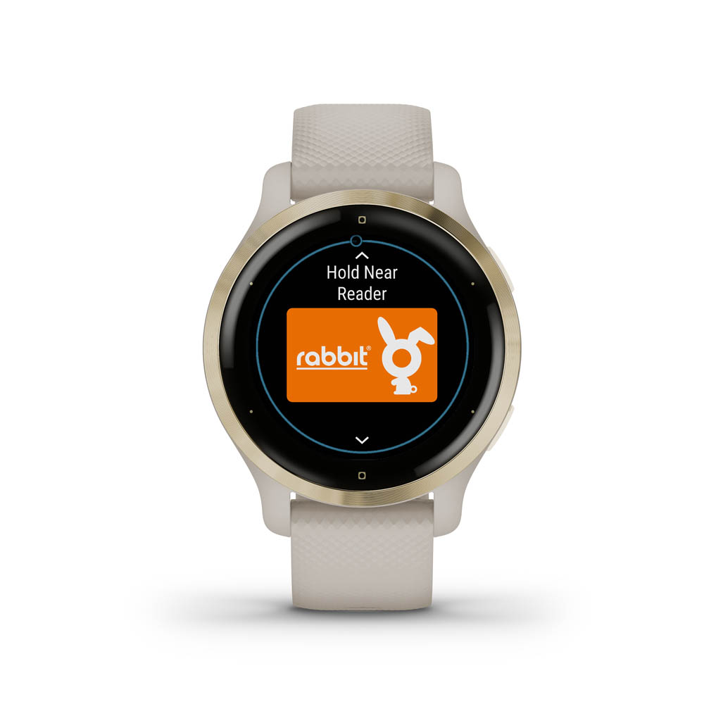 Đồng Hồ Thông Minh Garmin Venu 2S GPS Wif (Slate/Champagne/Passivated/White) - Hàng Chính Hãng