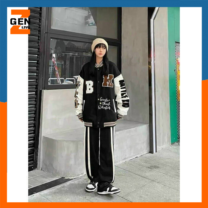 Áo bomber unisex form rộng, chất nỉ bông dày dặn, thiết kế trẻ trung năng động, phong cách Hàn Quốc - LZ FASHION - LZTP021