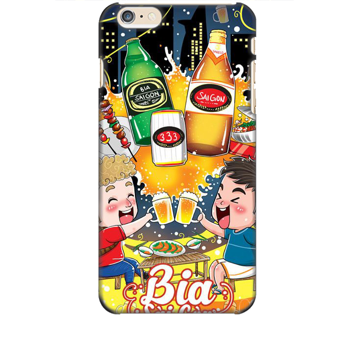 Ốp lưng dành cho điện thoại IPHONE 6 PLUS Hình Bia Sài Gòn - Hàng chính hãng