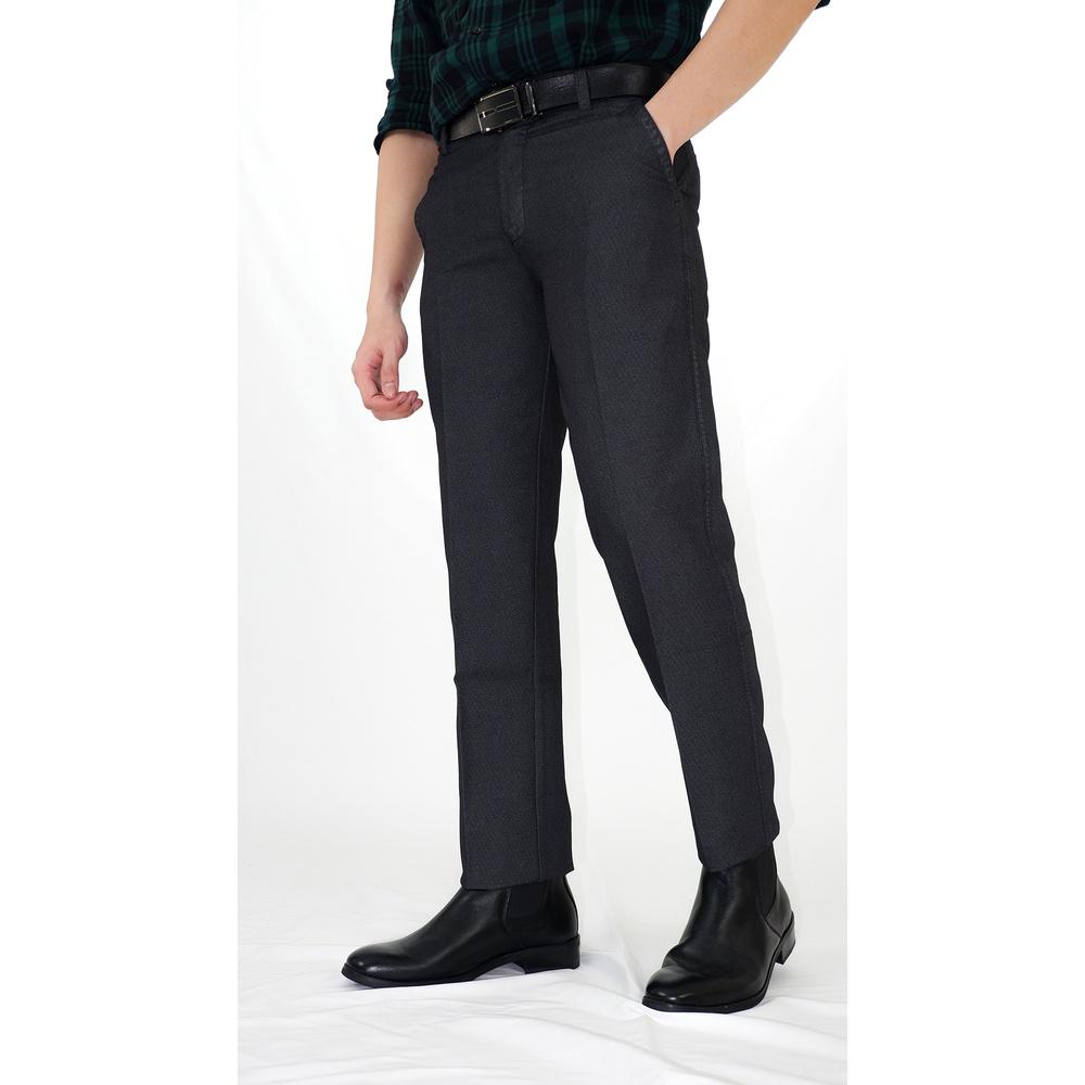 Quần Kaki Cao Cấp Phong Cách Công Sở LENCITY Cotton Thoải Mái Co Giãn Siêu Nhẹ Dáng Âu Nam Đen Xanh 5270LTC5