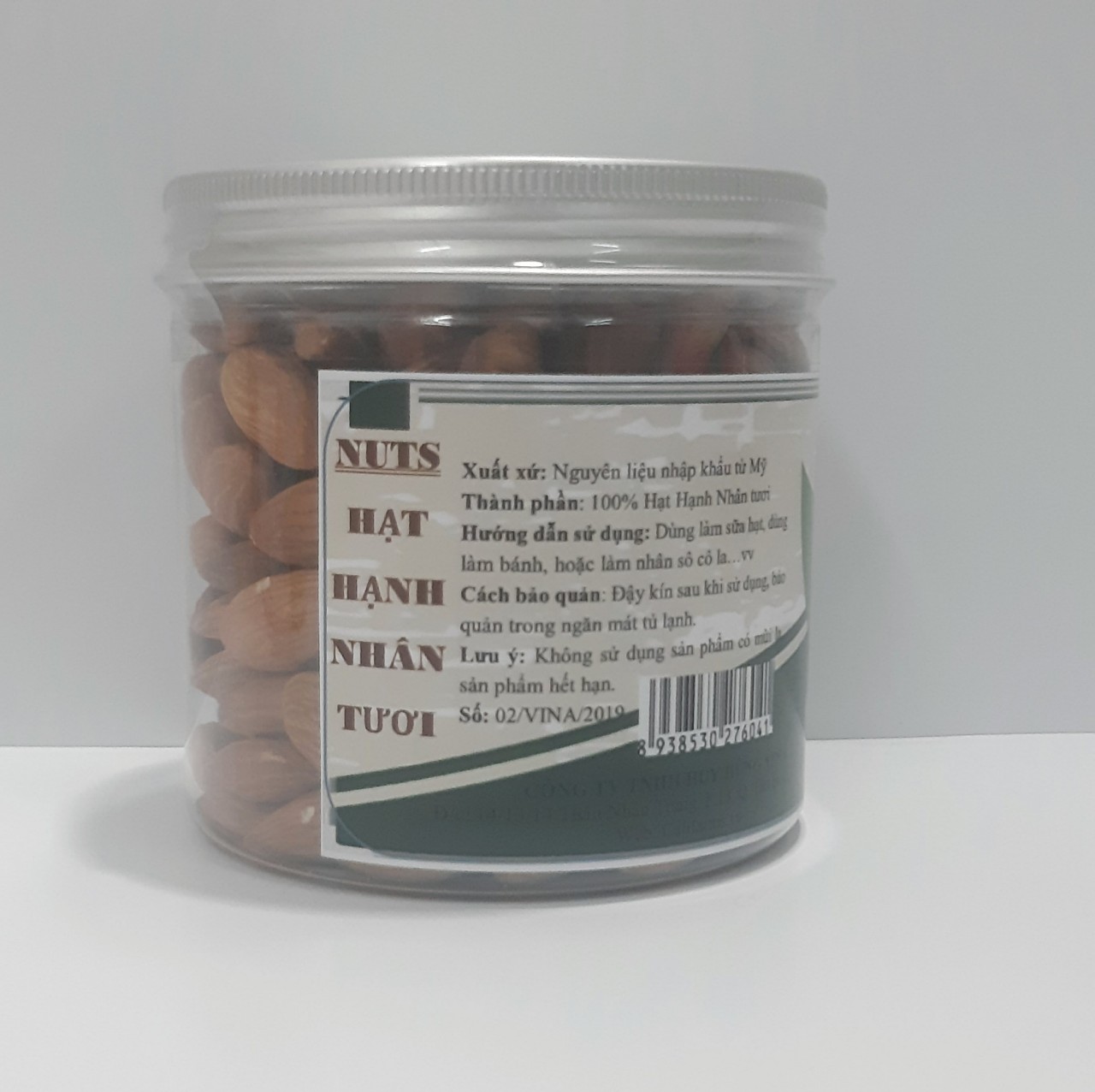 Hạnh nhân tươi Califarms 250G