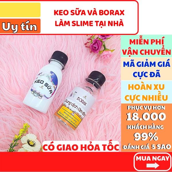 Nguyên liệu làm slime đơn giản tại nhà