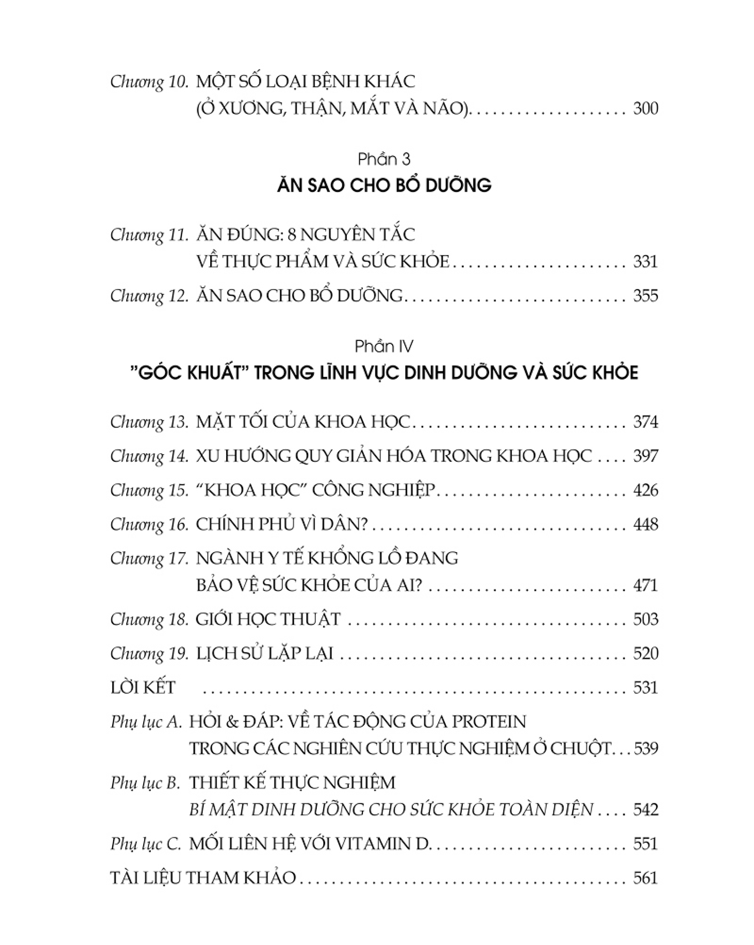 Bí mật dinh dưỡng cho sức khoẻ toàn diện (TB)