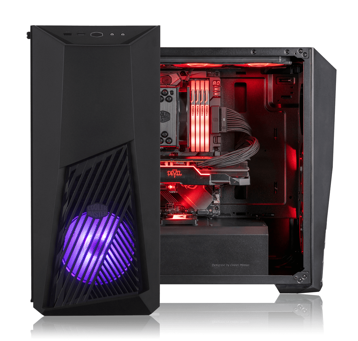 Vỏ case Vỏ case Cooler Master MASTER BOX K501L With ARGB fan - Hàng chính hãng