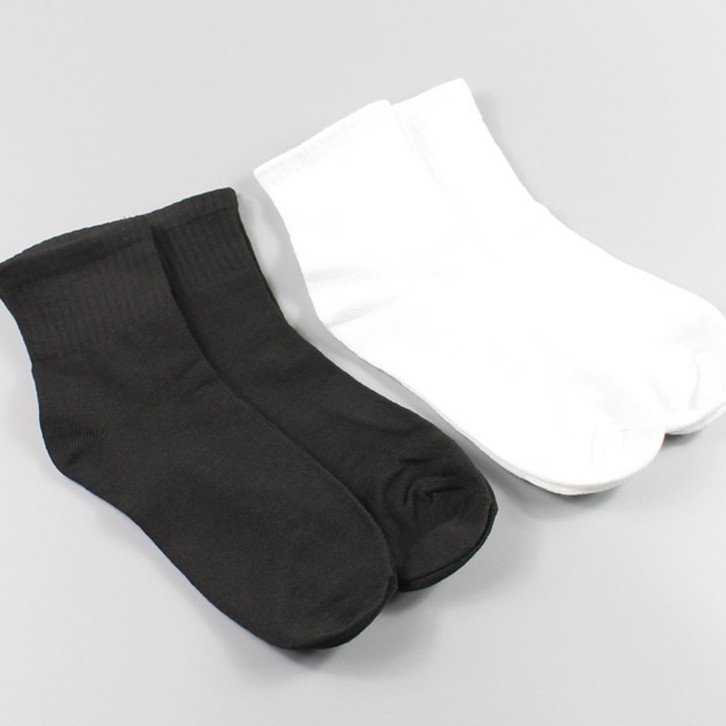 Set 5 Đôi Tất Nam Trơn Chun Cổ Ôm Chân