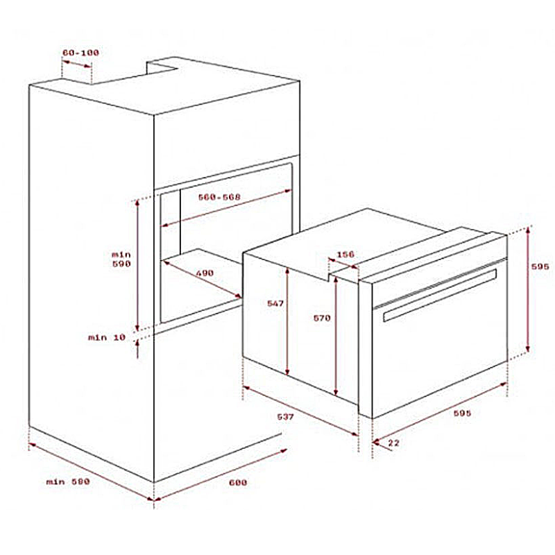 Lò nướng Teka HSB-615 - Hàng chính hãng