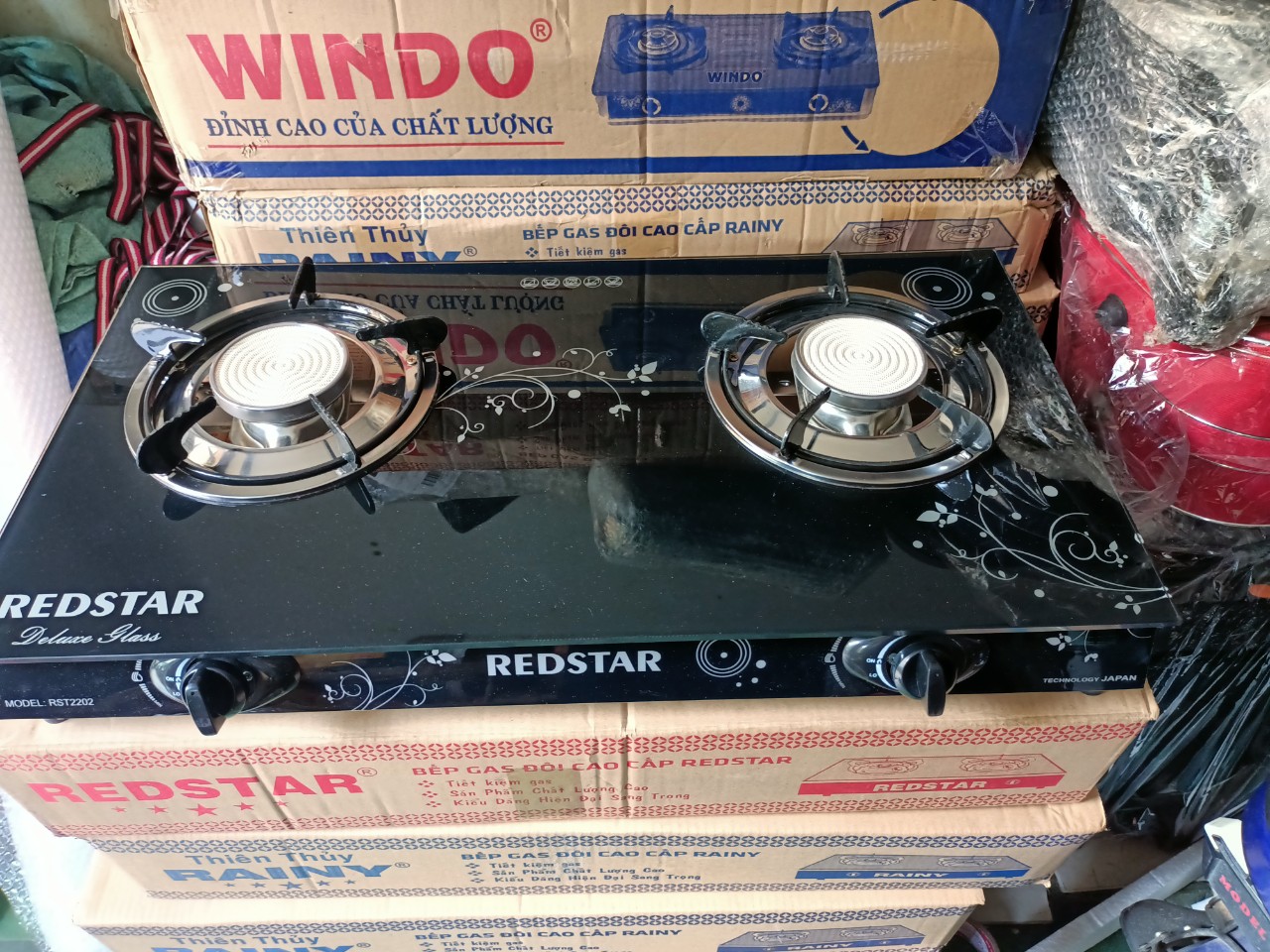 Bếp Gas Hồng Ngoại Đôi Cao Cấp REDSTAR - Hàng chính Hãng