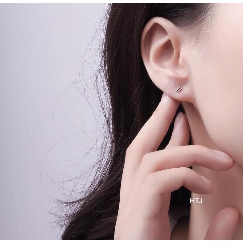 BÔNG TAI BẠC HÌNH THANH XINH XẮN BẠC TA -