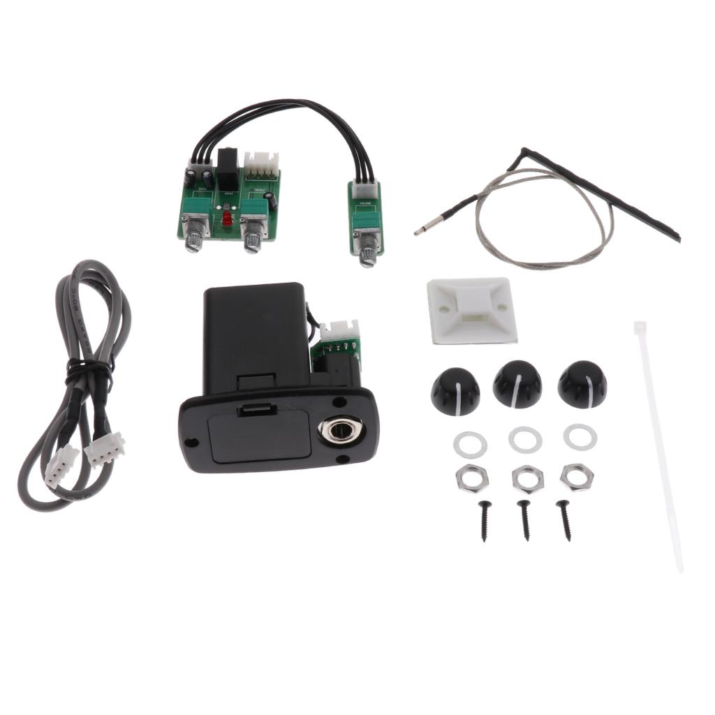 Tập & Tone Preamp Bán Bộ cho Phần Guitar Phụ Kiện Đen