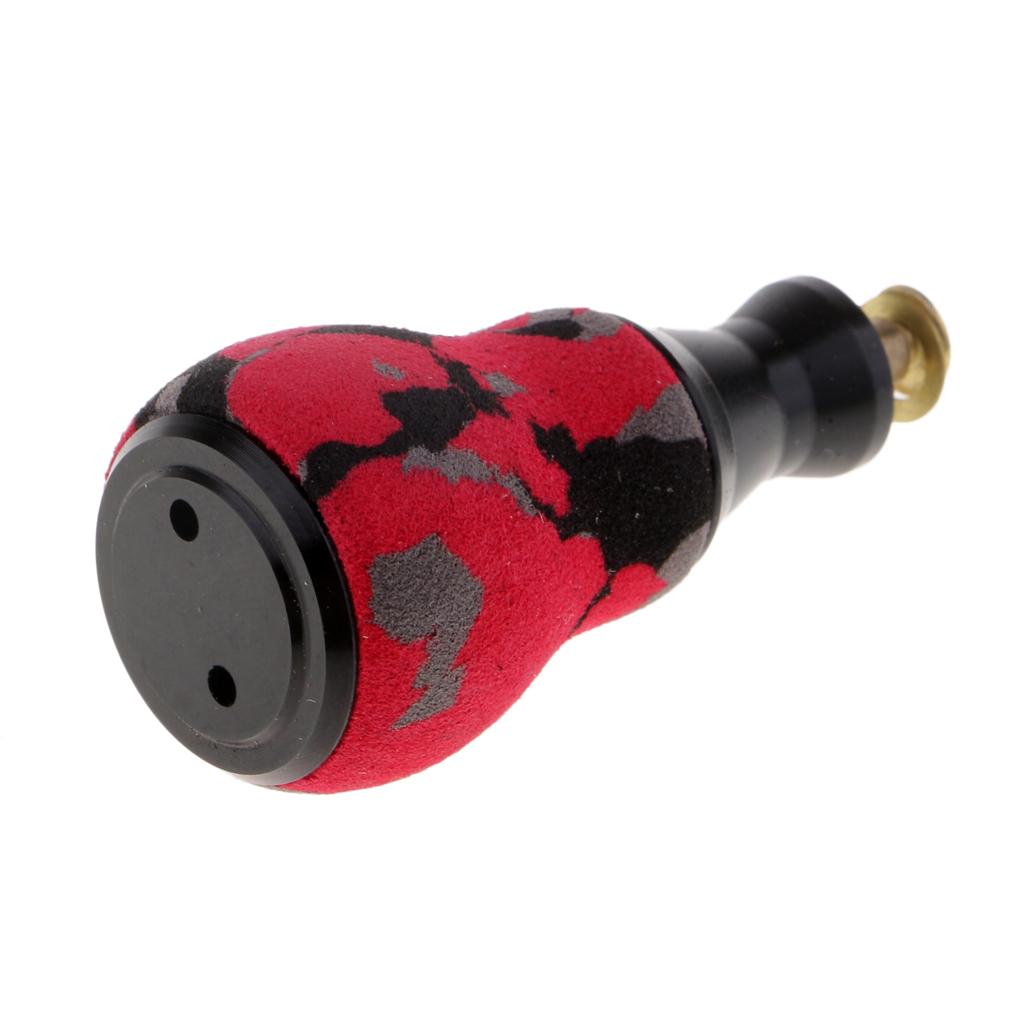 Red EVA Reel Handle Knob Fishing Reel Handle EVA Grip for Baitcasting Reel