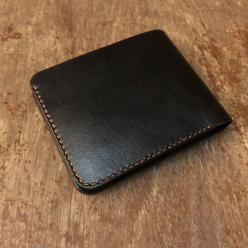 VÍ DA NAM MÀU ĐEN ĐƯỢC THIẾT KẾ THEO DÒNG CLASSIC TÔN LÊN SỰ LỊCH LÃM, SANG TRỌNG - SẢN PHẨM DA THẬT THỦ CÔNG 100%