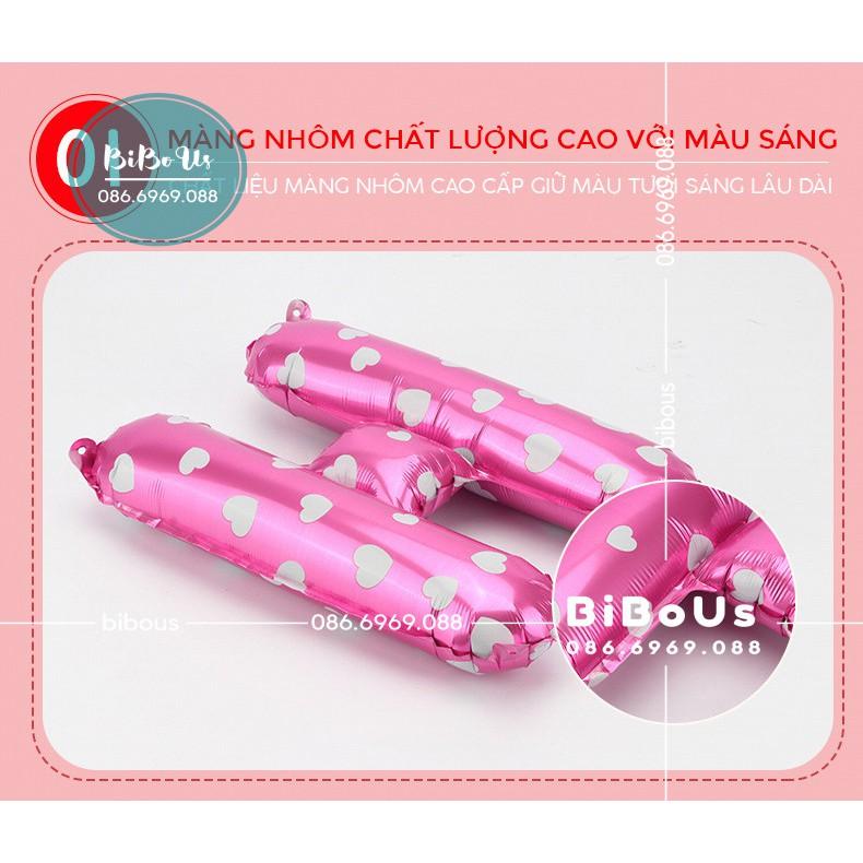 Combo Trang Trí Sinh Nhật Tuổi Chuột - Bé gái - 018 - SET BÓNG THÔI NÔI TUỔI CHUỘT- HAPPY BIRTHDAY