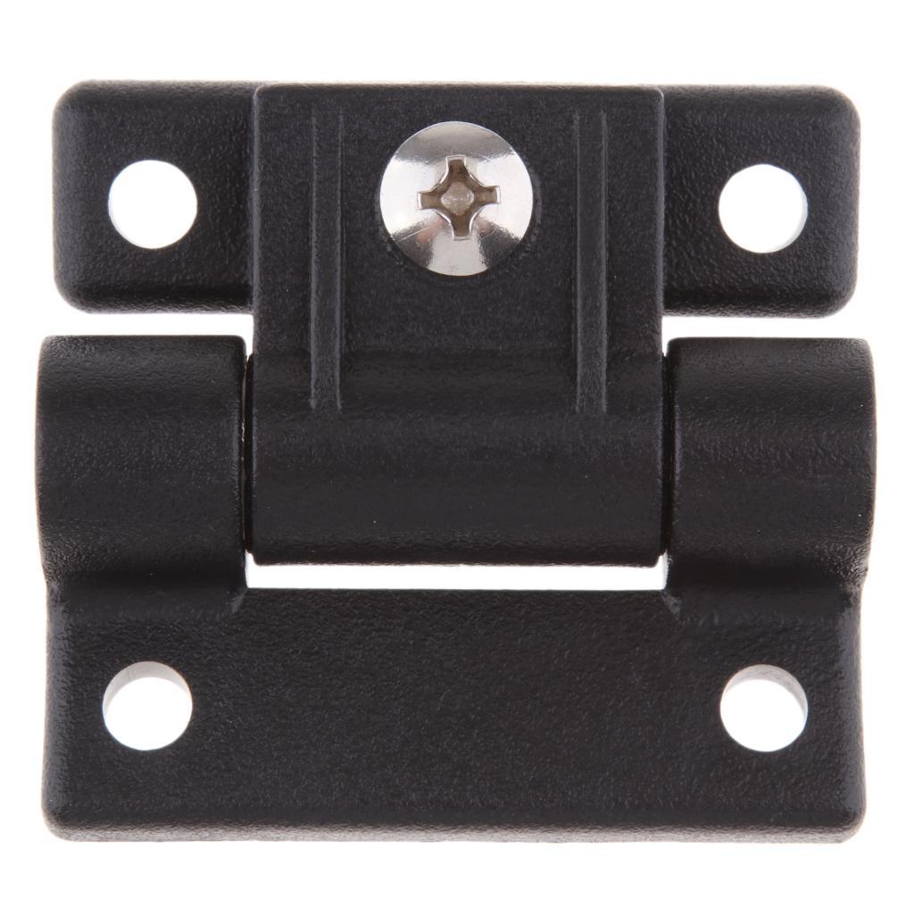 4x Boat RV Cabin Door Cabinet Marine Hinges 64x57mm Black