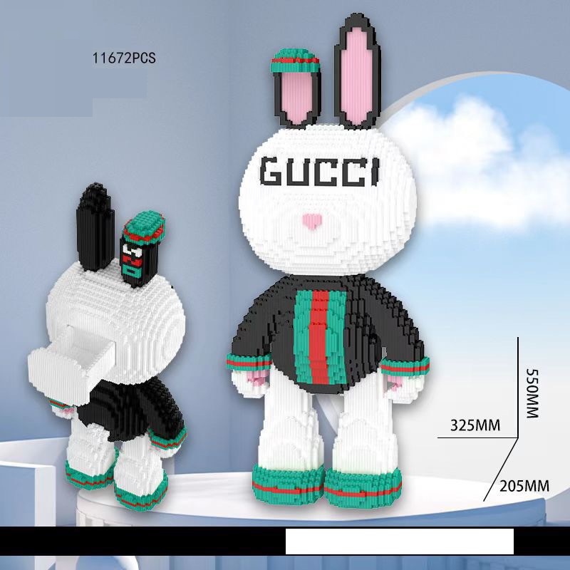 Bộ lắp ghép mô hình thỏ momo mẫu mới 55cm
