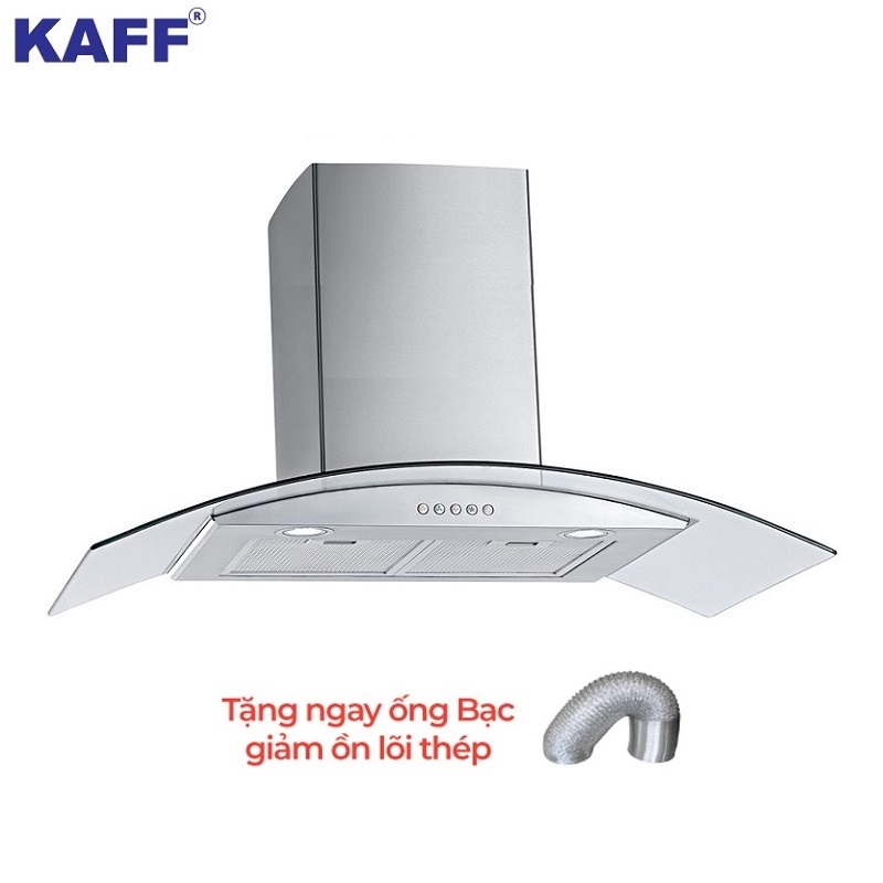 Máy hút mùi bếp kính cong 7 tấc Kaff KF-GB705 - Hàng chính hãng