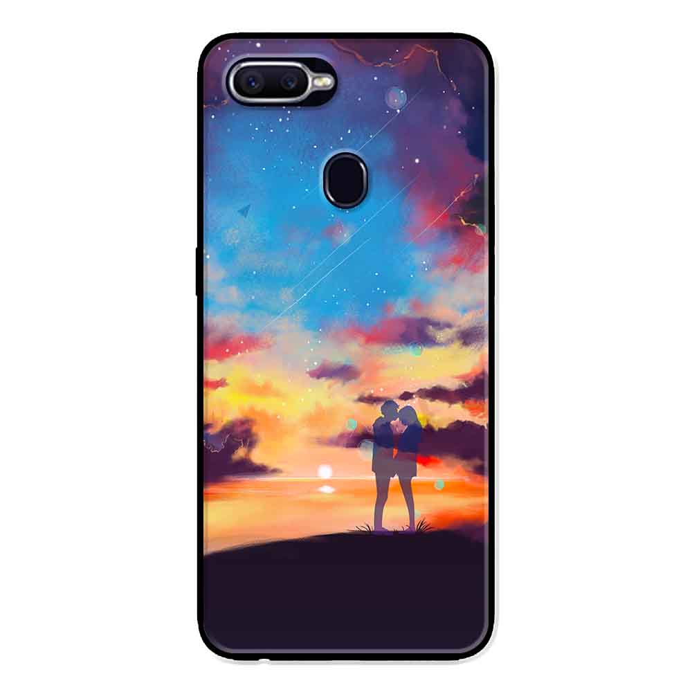 Ốp Lưng in cho Oppo A5s Mẫu Vũ Trụ Tình Yêu - Hàng Chính Hãng