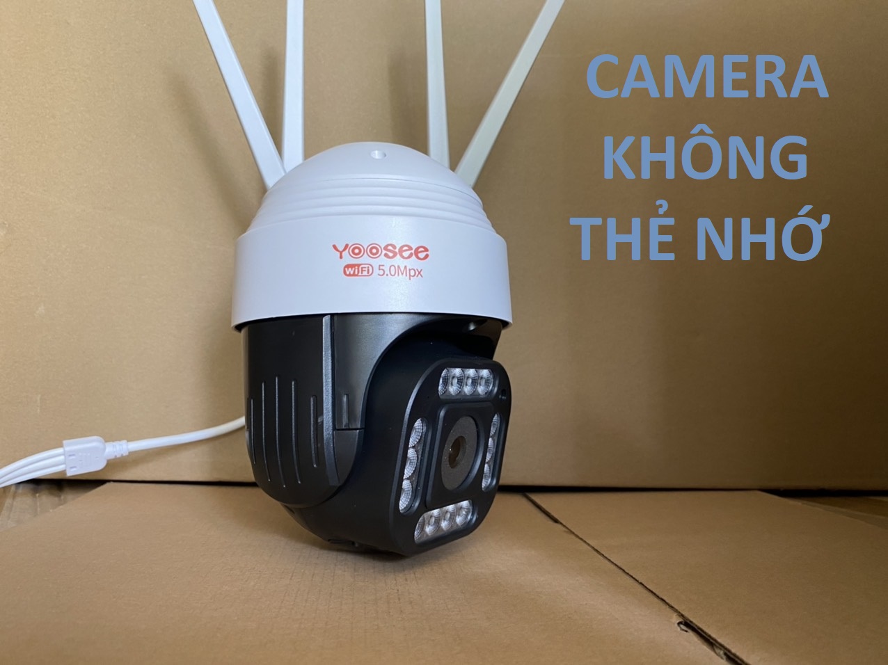 CAMERA WIFI YOOSEE NGOÀI TRỜI C12 14 LED -HÀNG NHẬP KHẨU