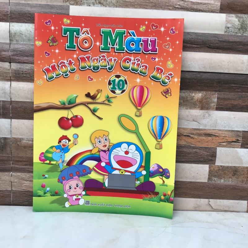 Tập tô màu doraemon một ngày của bé