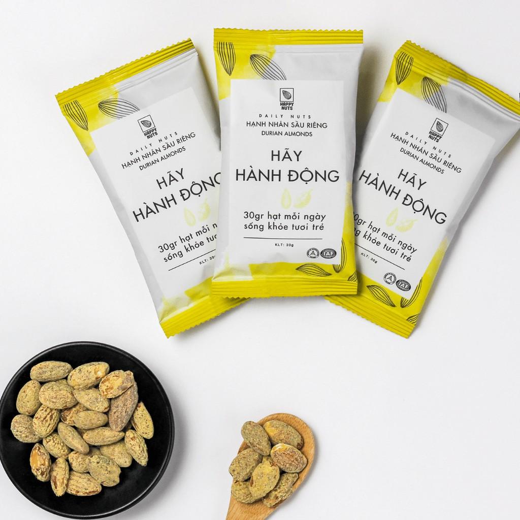 Hạt ăn hàng ngày Happy Nuts - Gói nhỏ 30g - Combo 7 gói/28 gói