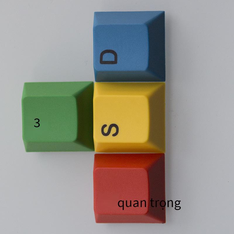 Đảm bảo chất lượng keycap PBT thăng hoa hướng WASD keycap bàn phím cơ keycap trục MX cherry ban đầu chữ thập keycap