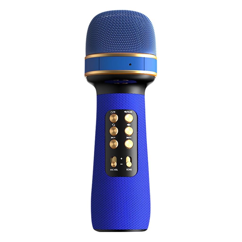 Mic Karaoke Kiêm Loa Bluetooth WS-898, Micro không dây hát karaoke mini cầm tay Nâng giọng cực chất, Loa hát karaoke